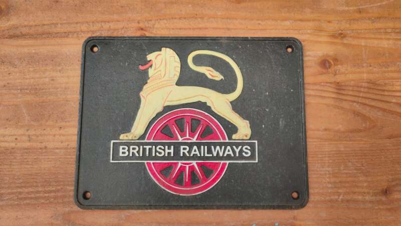 Authentieke ijzeren plaat British Railways - Afbeelding 2