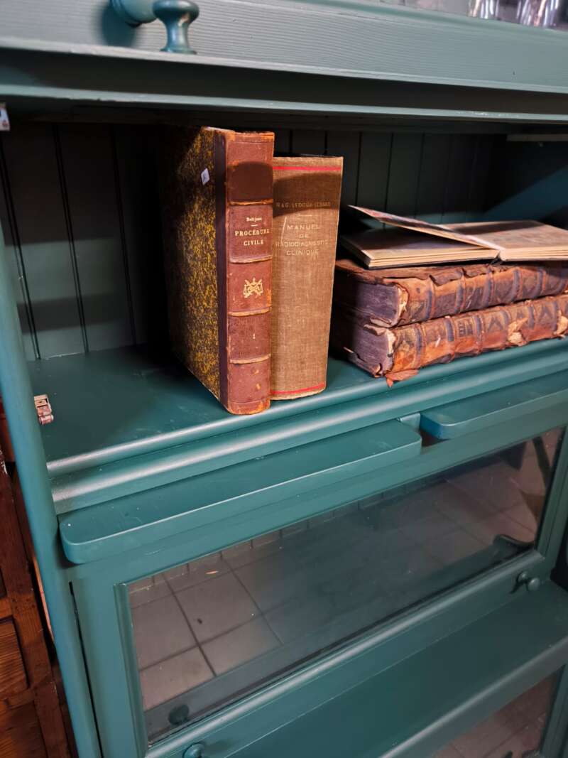 Oude Engelse Bibliotheekkast - Afbeelding 3